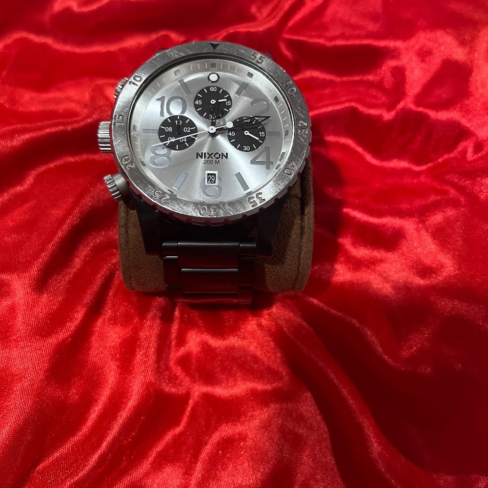 NIXON THE 48-20 Chrono Stainless Steel Quartz Analog Watch